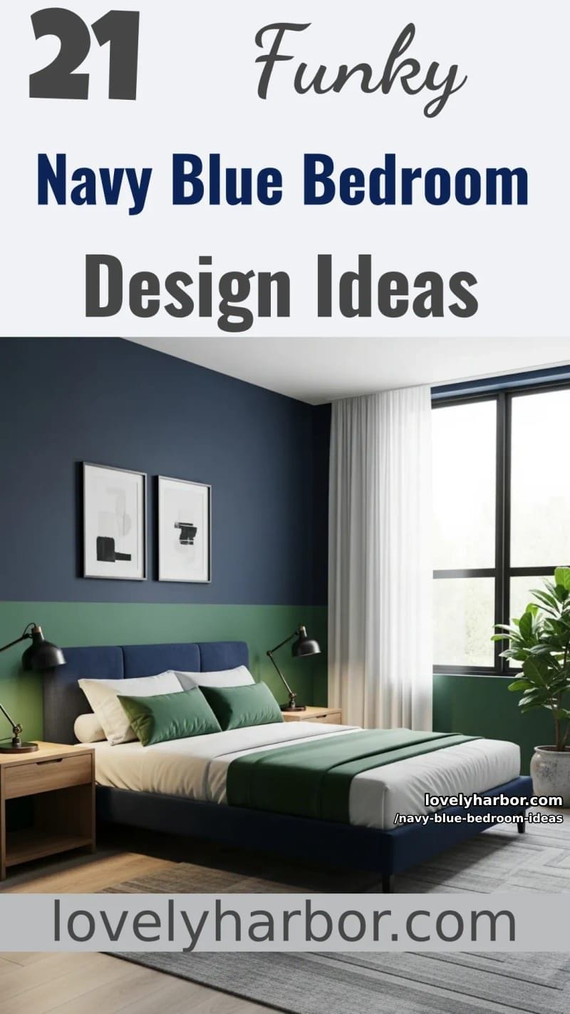 21 Stunning Navy Blue Bedroom Design Ideas 72 navy blue bedroom ideas - Collage 71