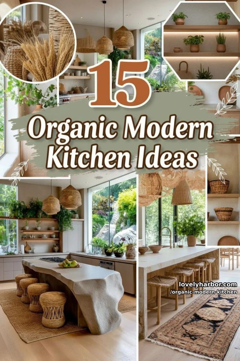 15 Organic Modern Kitchen Inspiration You’ll Love 45 organic modern kitchen - Collage 44