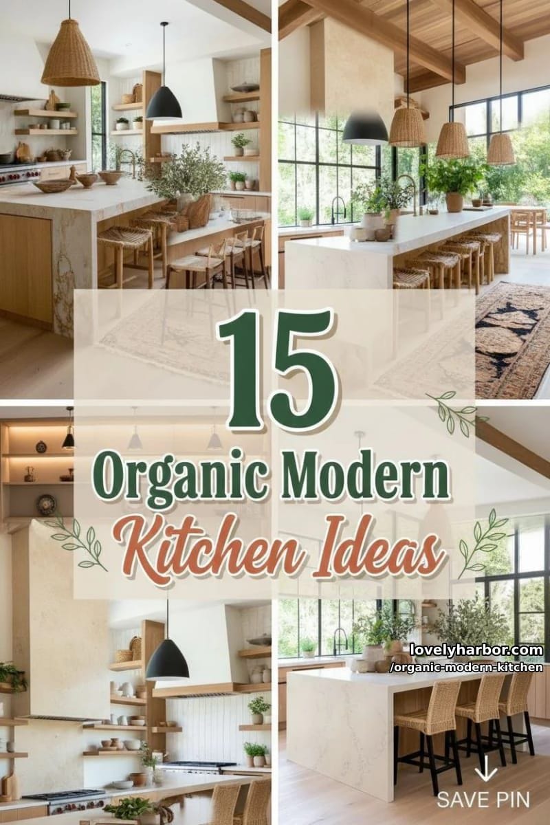 15 Organic Modern Kitchen Inspiration You’ll Love 46 organic modern kitchen - Collage 45