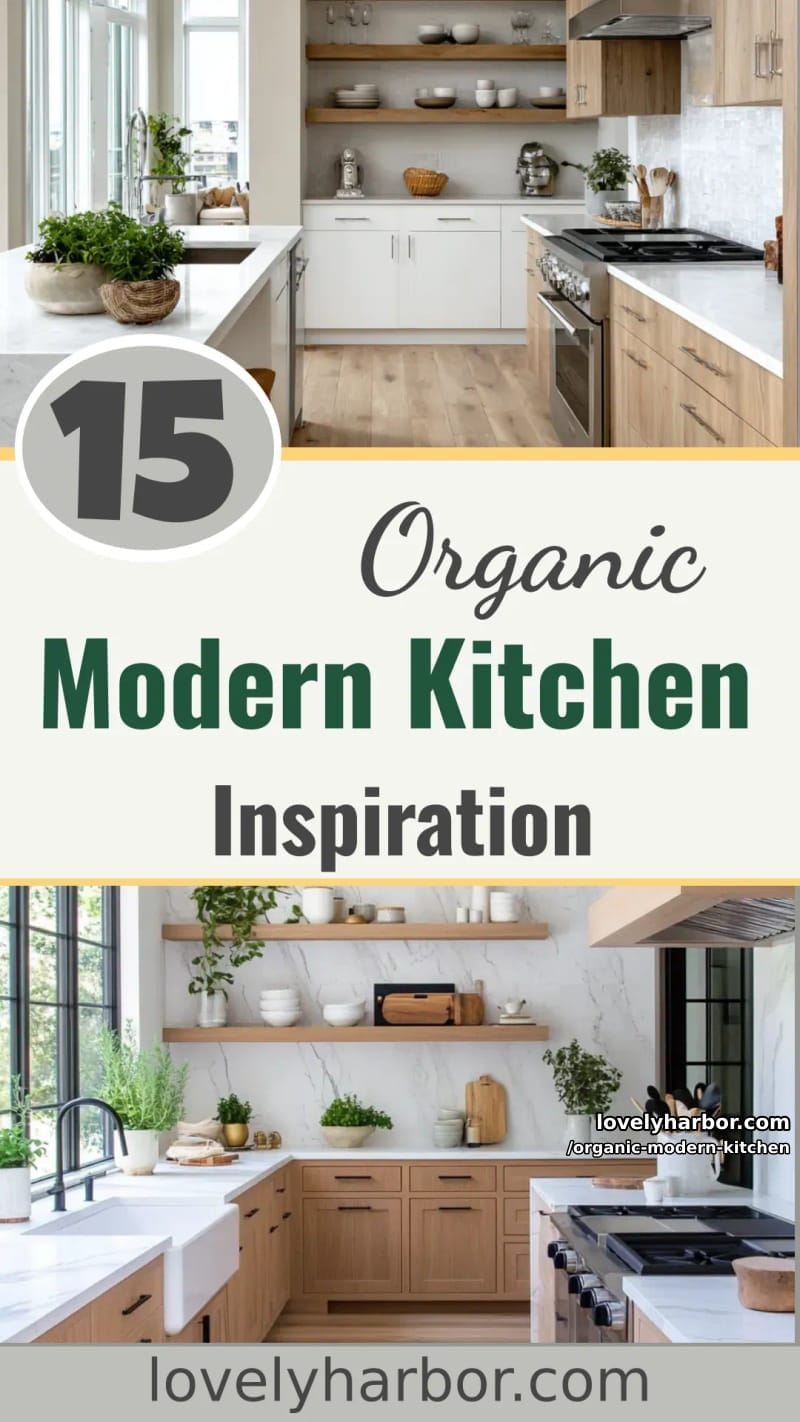 15 Organic Modern Kitchen Inspiration You’ll Love 49 organic modern kitchen - Collage 48