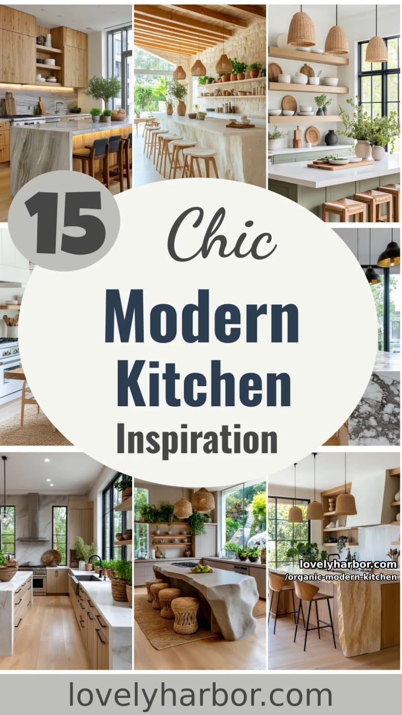 15 Organic Modern Kitchen Inspiration You’ll Love 50 organic modern kitchen - Collage 49