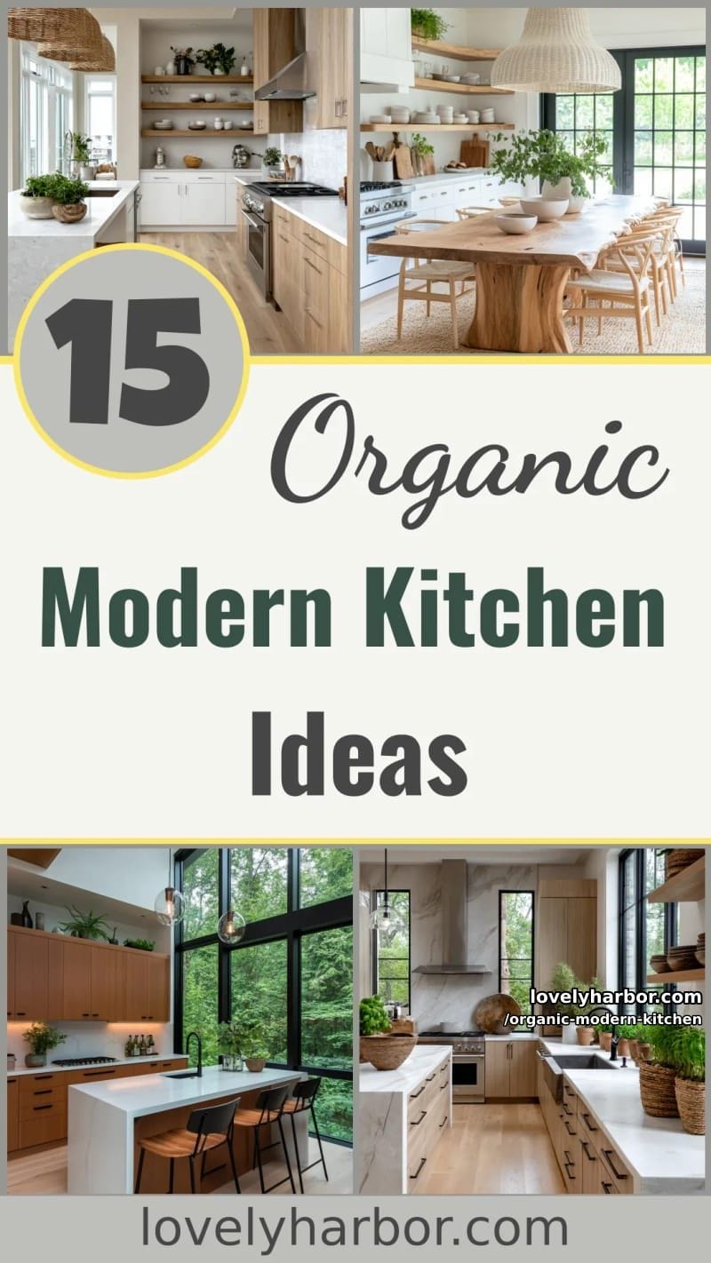 15 Organic Modern Kitchen Inspiration You’ll Love 52 organic modern kitchen - Collage 51