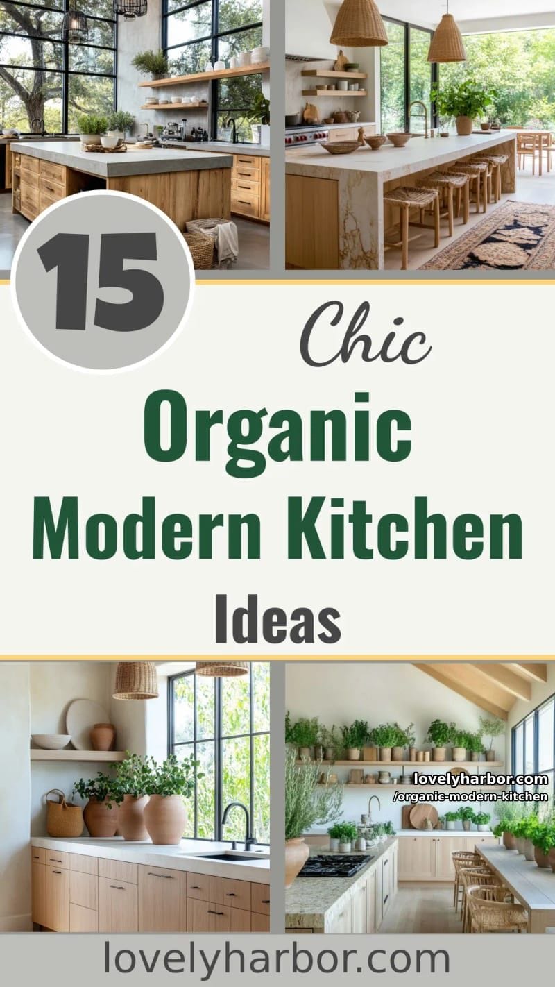 15 Organic Modern Kitchen Inspiration You’ll Love 53 organic modern kitchen - Collage 52