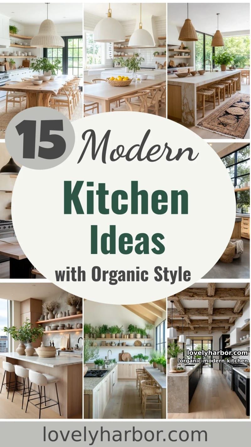 15 Organic Modern Kitchen Inspiration You’ll Love 54 organic modern kitchen - Collage 53