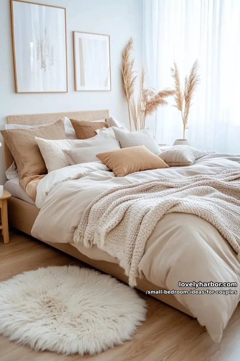 scandinavian-inspired neutrals with layered textures for a peaceful, shared retreat 1
