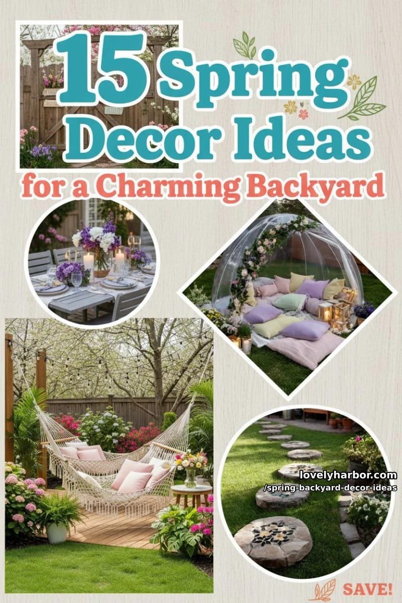 15 Spring Backyard Decor Ideas for Effortless Charm 38 spring backyard decor ideas - Collage 37