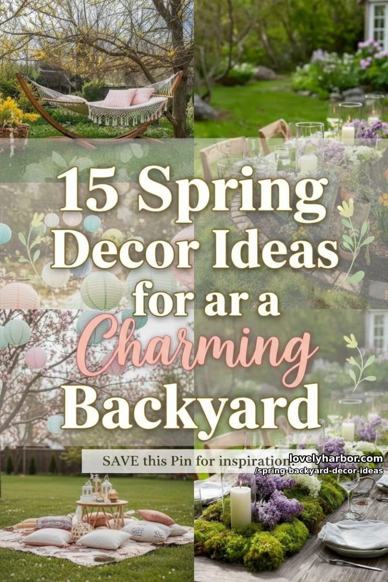 15 Spring Backyard Decor Ideas for Effortless Charm 41 spring backyard decor ideas - Collage 40