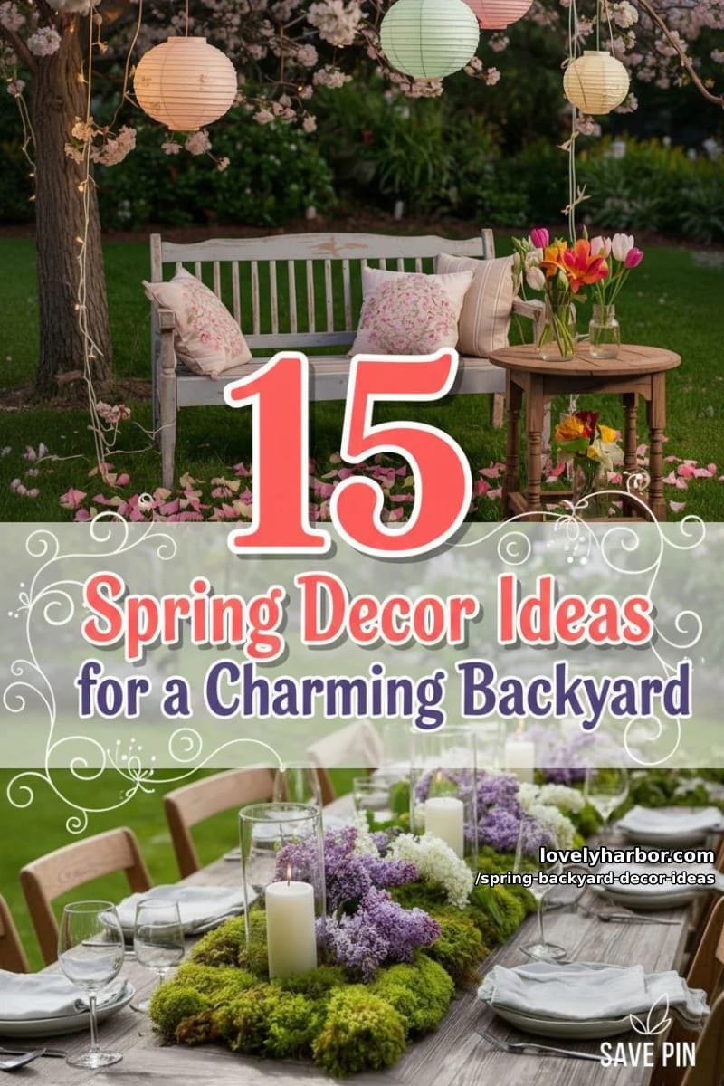 15 Spring Backyard Decor Ideas for Effortless Charm 42 spring backyard decor ideas - Collage 41