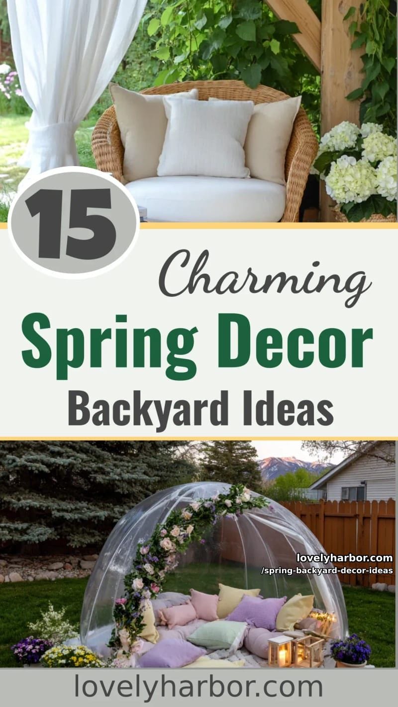 15 Spring Backyard Decor Ideas for Effortless Charm 47 spring backyard decor ideas - Collage 46