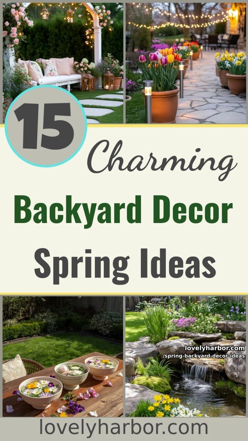 15 Spring Backyard Decor Ideas for Effortless Charm 53 spring backyard decor ideas - Collage 52