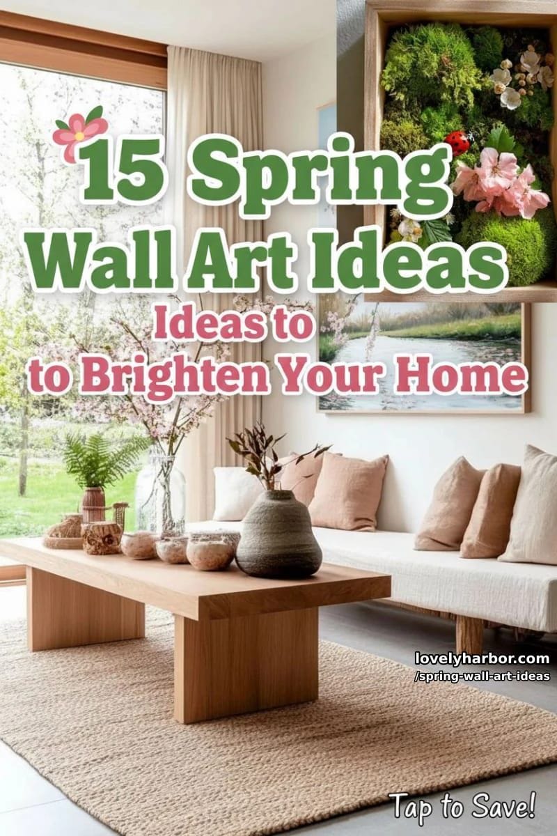 15 Spring Wall Art Ideas to Brighten Your Home 43 spring wall art ideas - Collage 42