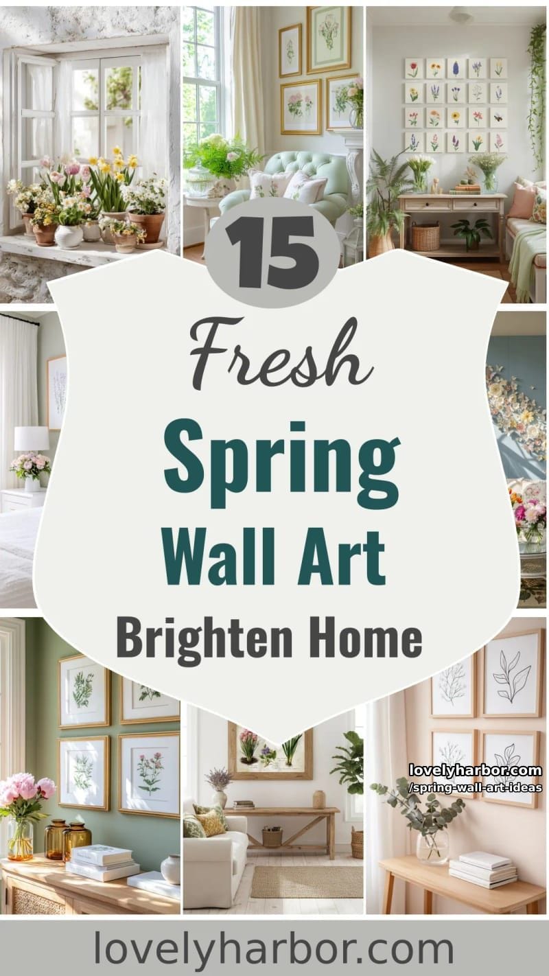 15 Spring Wall Art Ideas to Brighten Your Home 50 spring wall art ideas - Collage 49