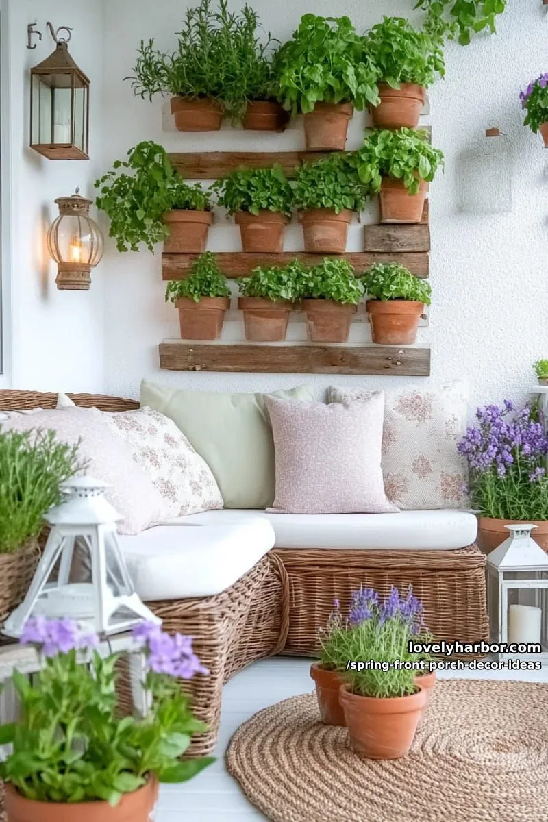 vertical herb garden wall for functional yet beautiful greenery 1