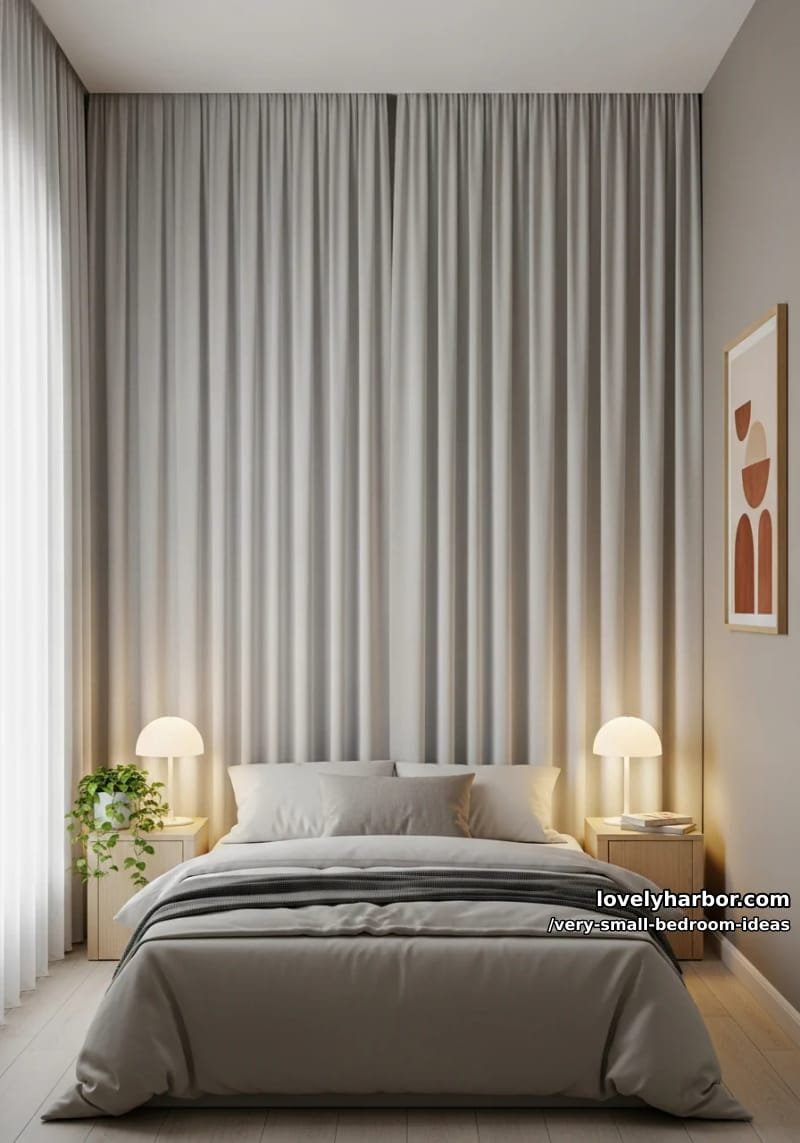 wall-to-wall curtains creating a dreamy, unified backdrop 1