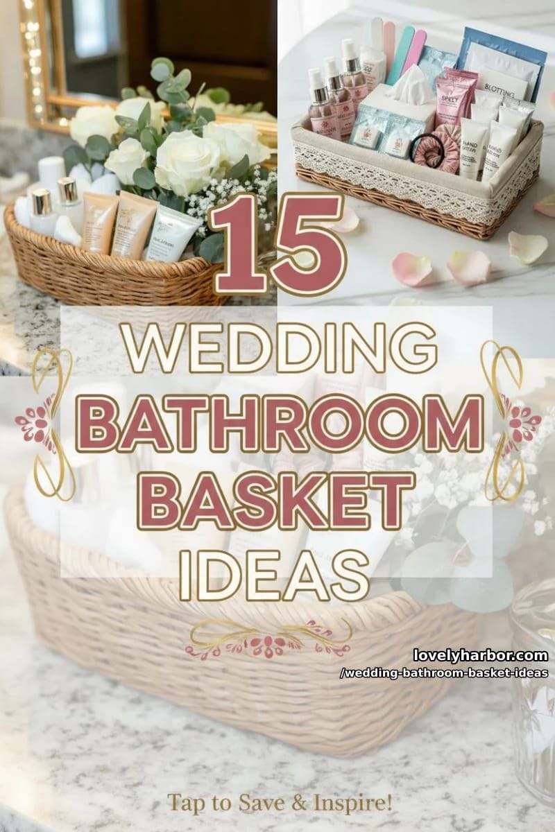 15 Wedding Bathroom Basket Ideas Your Guests Will Love 32 add charm to your wedding with these bathroom basket ideas 31