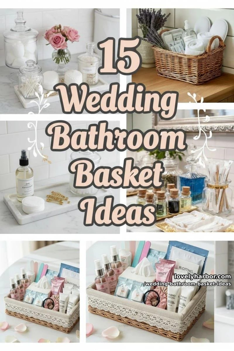 15 Wedding Bathroom Basket Ideas Your Guests Will Love 33 add charm to your wedding with these bathroom basket ideas 32