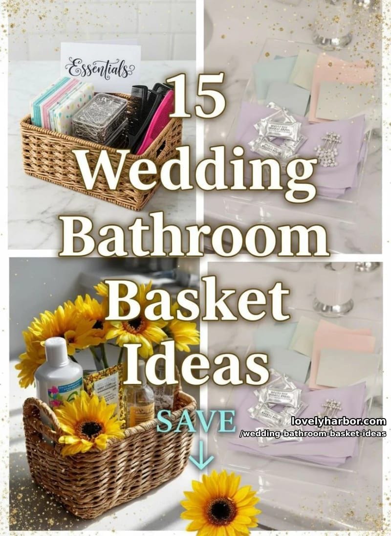 15 Wedding Bathroom Basket Ideas Your Guests Will Love 34 add charm to your wedding with these bathroom basket ideas 33