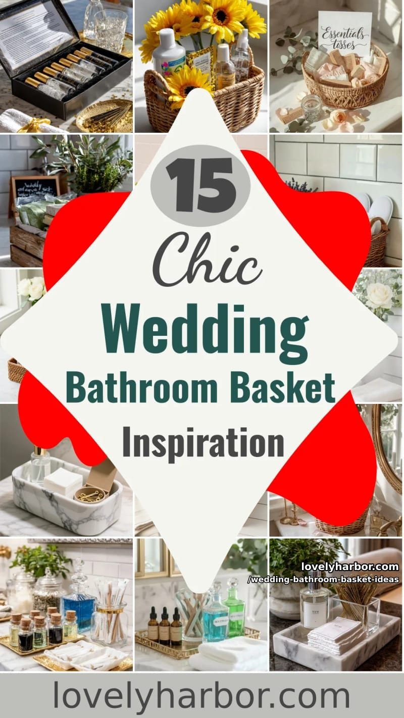 15 Wedding Bathroom Basket Ideas Your Guests Will Love 38 add charm to your wedding with these bathroom basket ideas 37