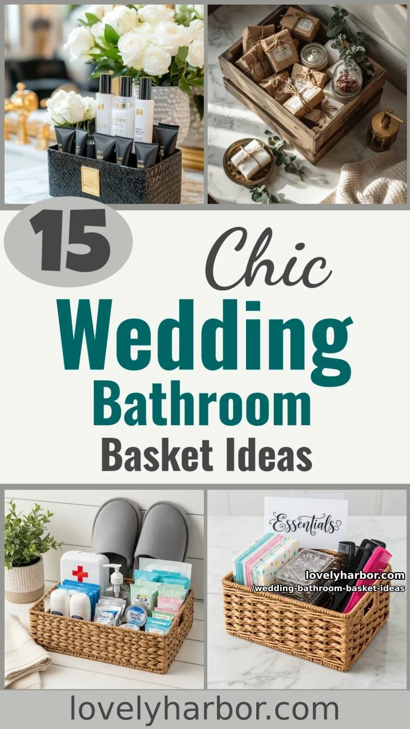 15 Wedding Bathroom Basket Ideas Your Guests Will Love 39 add charm to your wedding with these bathroom basket ideas 38