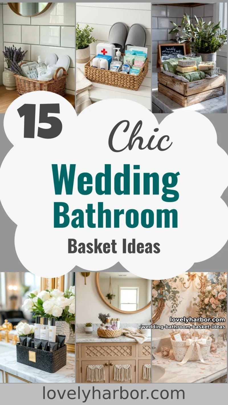 15 Wedding Bathroom Basket Ideas Your Guests Will Love 40 add charm to your wedding with these bathroom basket ideas 39