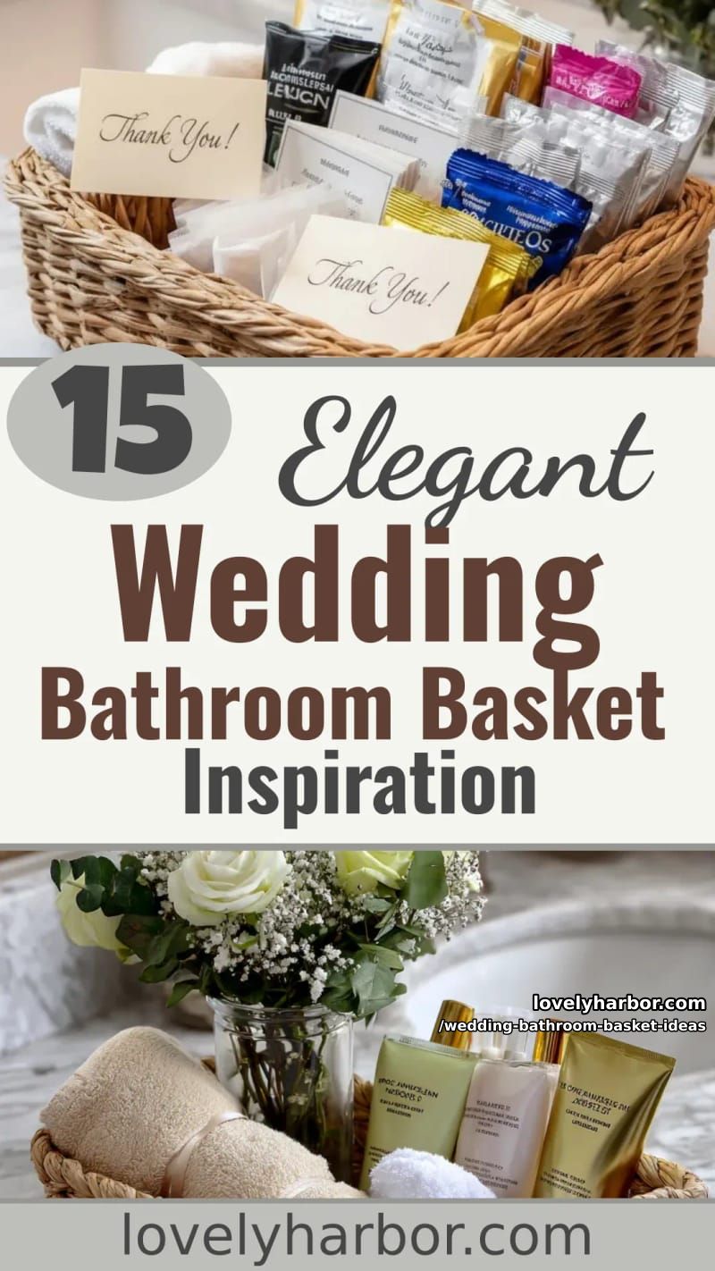 15 Wedding Bathroom Basket Ideas Your Guests Will Love 44 add charm to your wedding with these bathroom basket ideas 43