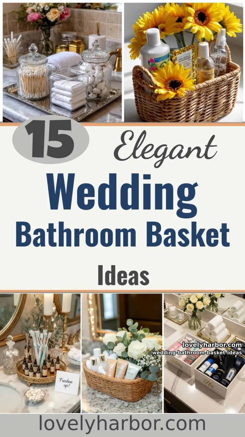 15 Wedding Bathroom Basket Ideas Your Guests Will Love 48 add charm to your wedding with these bathroom basket ideas 47