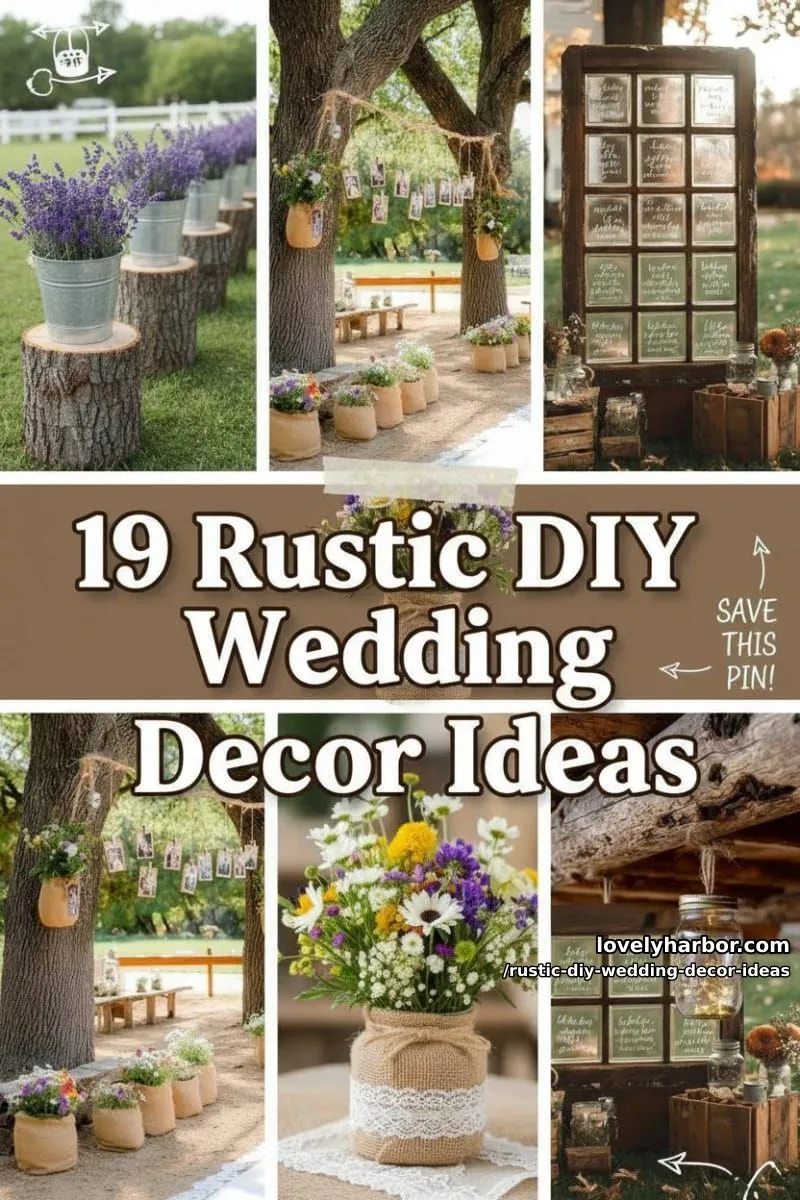 19 Rustic DIY Wedding Decor Ideas with Dreamy Vibes 1 article image 1