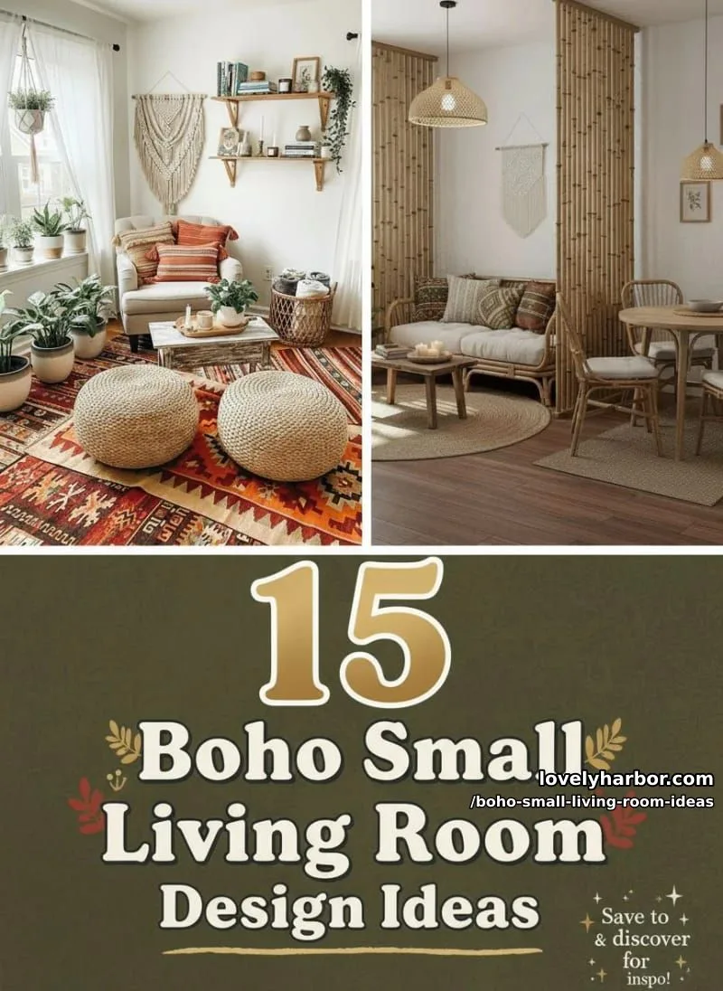 15 Boho Small Living Rooms Ideas That Turn Tiny Spaces Into Cozy Sanctuaries 1 article image 1