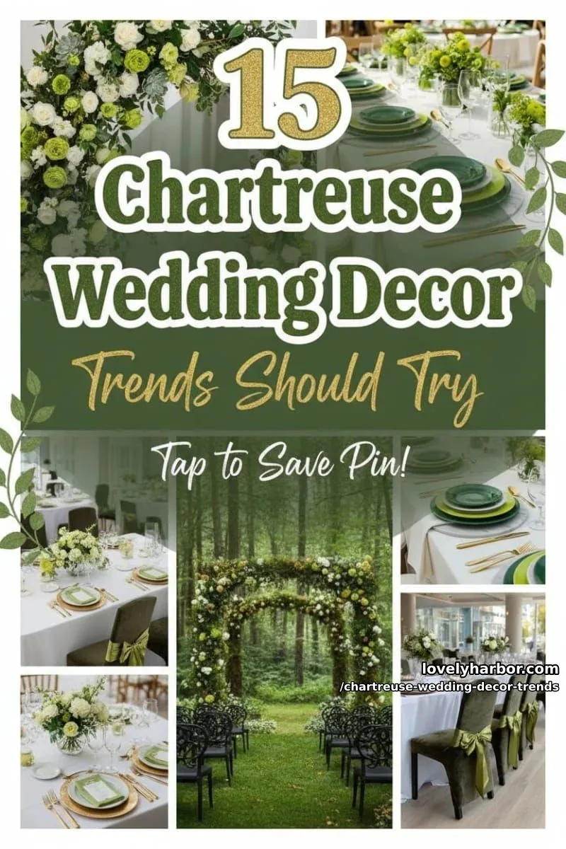 15 Chartreuse Wedding Decor Trends You Should Try 1 article image 1