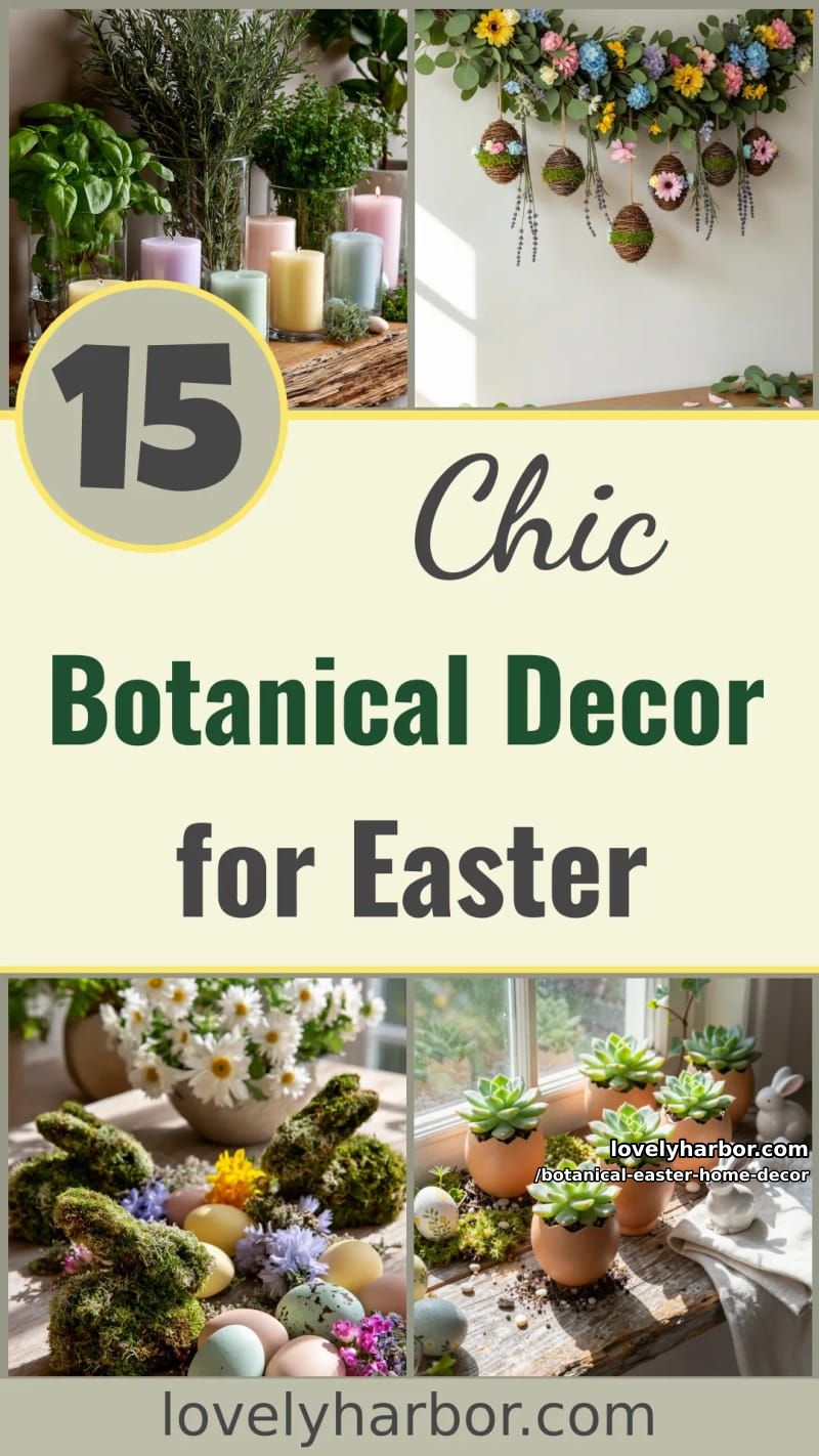 15 Botanical Easter Home Decor Inspirations for a Serene Seasonal Refresh 45 botanical easter home decor - Collage 44