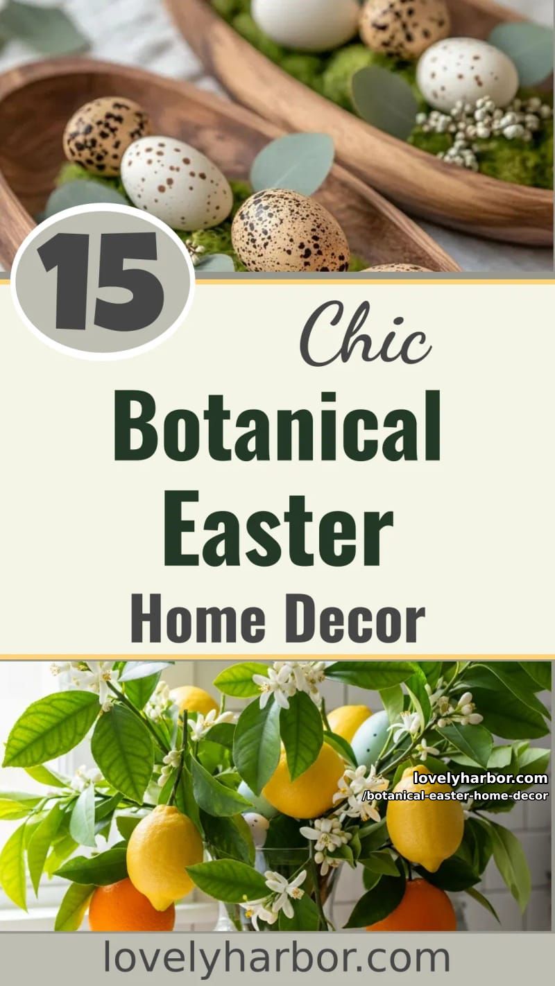 15 Botanical Easter Home Decor Inspirations for a Serene Seasonal Refresh 46 botanical easter home decor - Collage 45