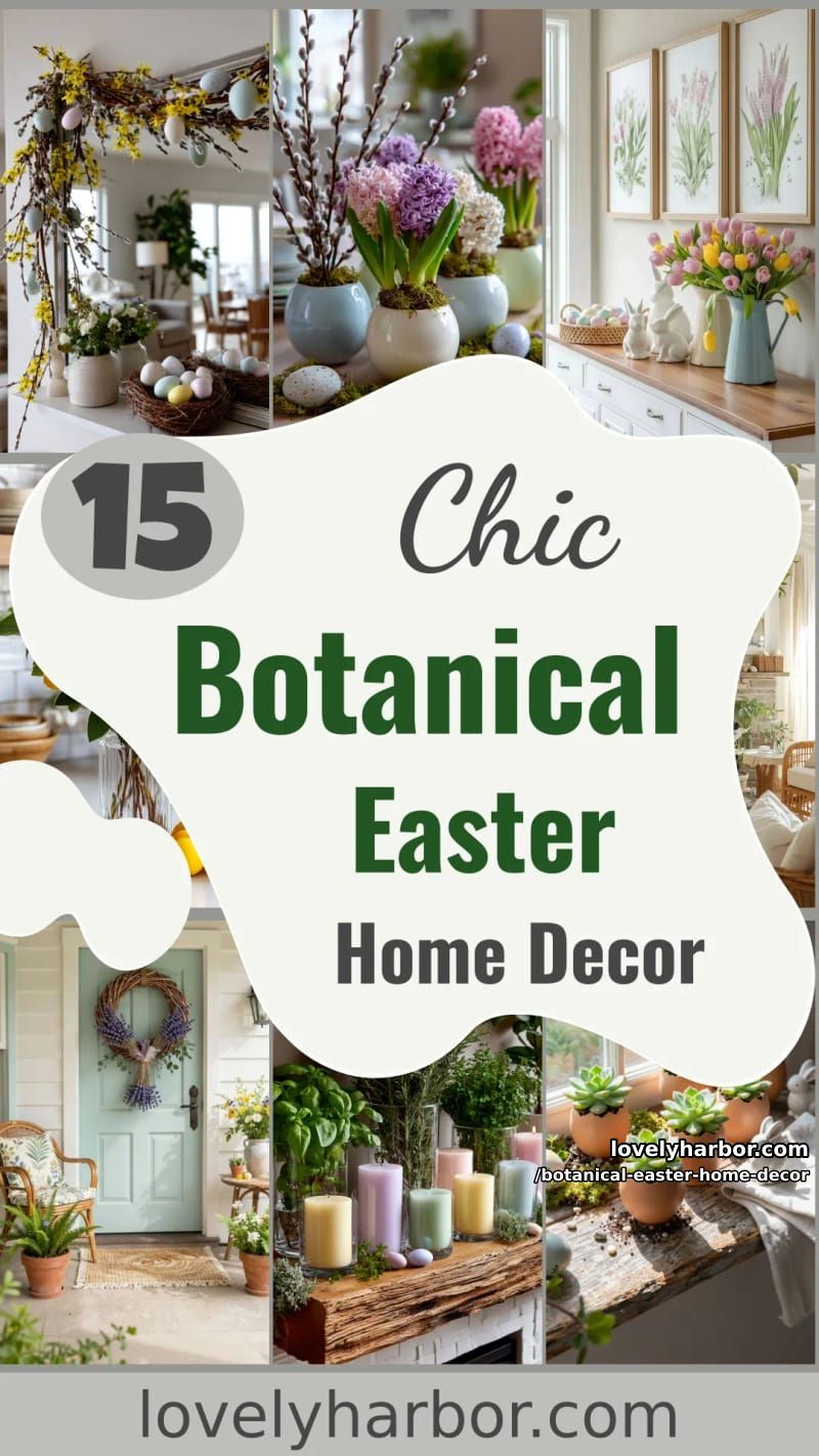 15 Botanical Easter Home Decor Inspirations for a Serene Seasonal Refresh 52 botanical easter home decor - Collage 51