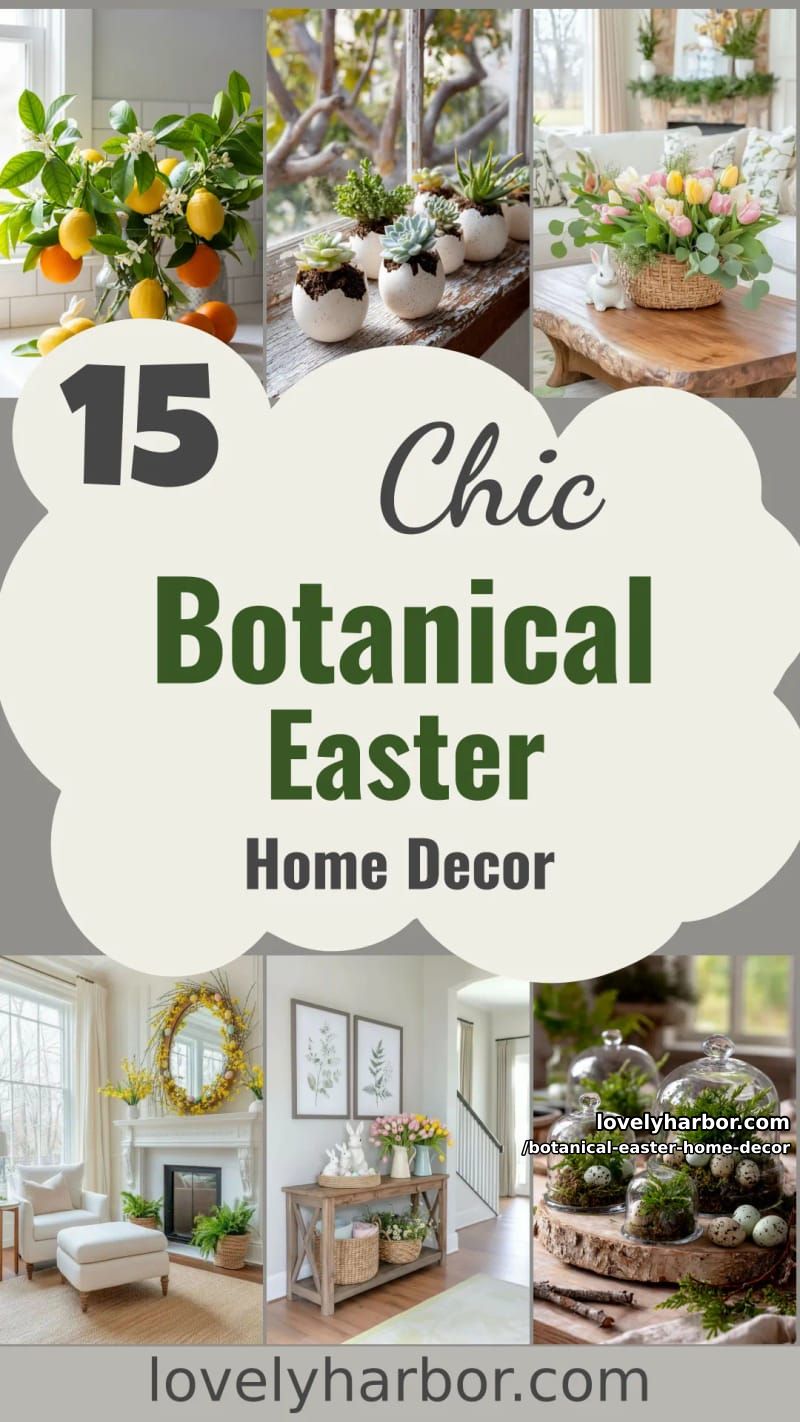 15 Botanical Easter Home Decor Inspirations for a Serene Seasonal Refresh 53 botanical easter home decor - Collage 52