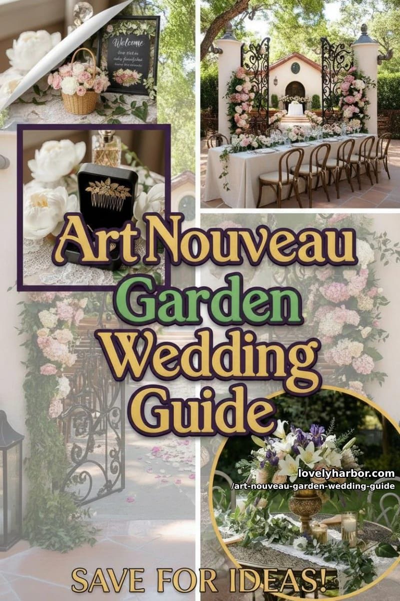 The Ultimate Art Nouveau Garden Wedding Guide: Timeless Romance Meets Nature 18 bringing your art nouveau garden wedding to life 17