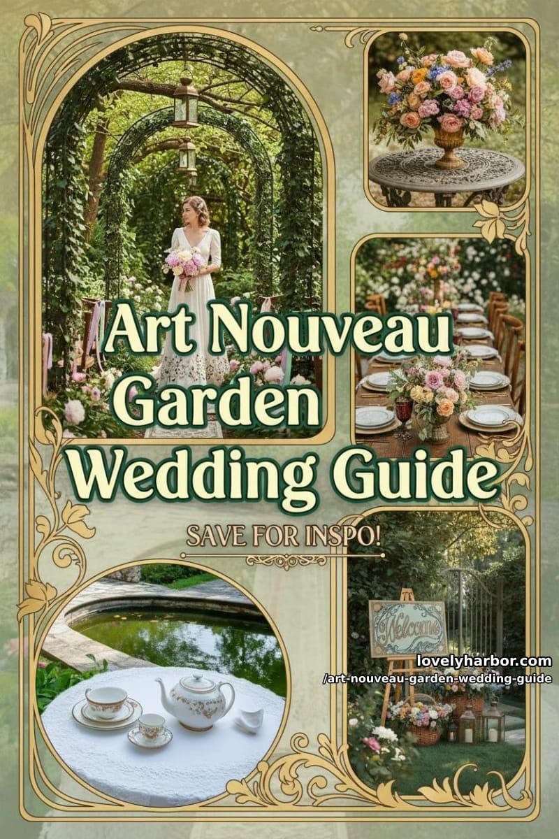 The Ultimate Art Nouveau Garden Wedding Guide: Timeless Romance Meets Nature 21 bringing your art nouveau garden wedding to life 20