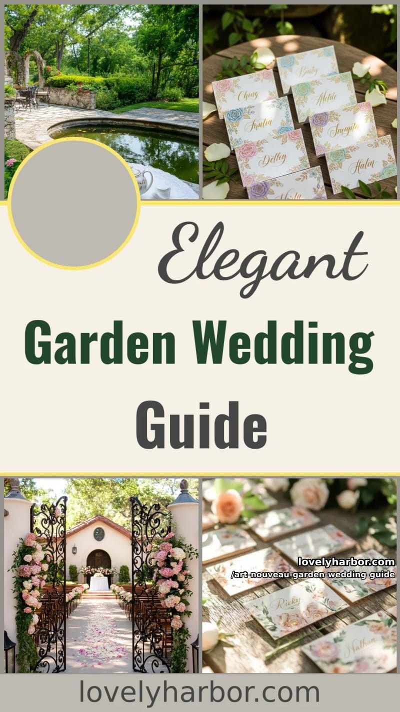The Ultimate Art Nouveau Garden Wedding Guide: Timeless Romance Meets Nature 25 bringing your art nouveau garden wedding to life 24