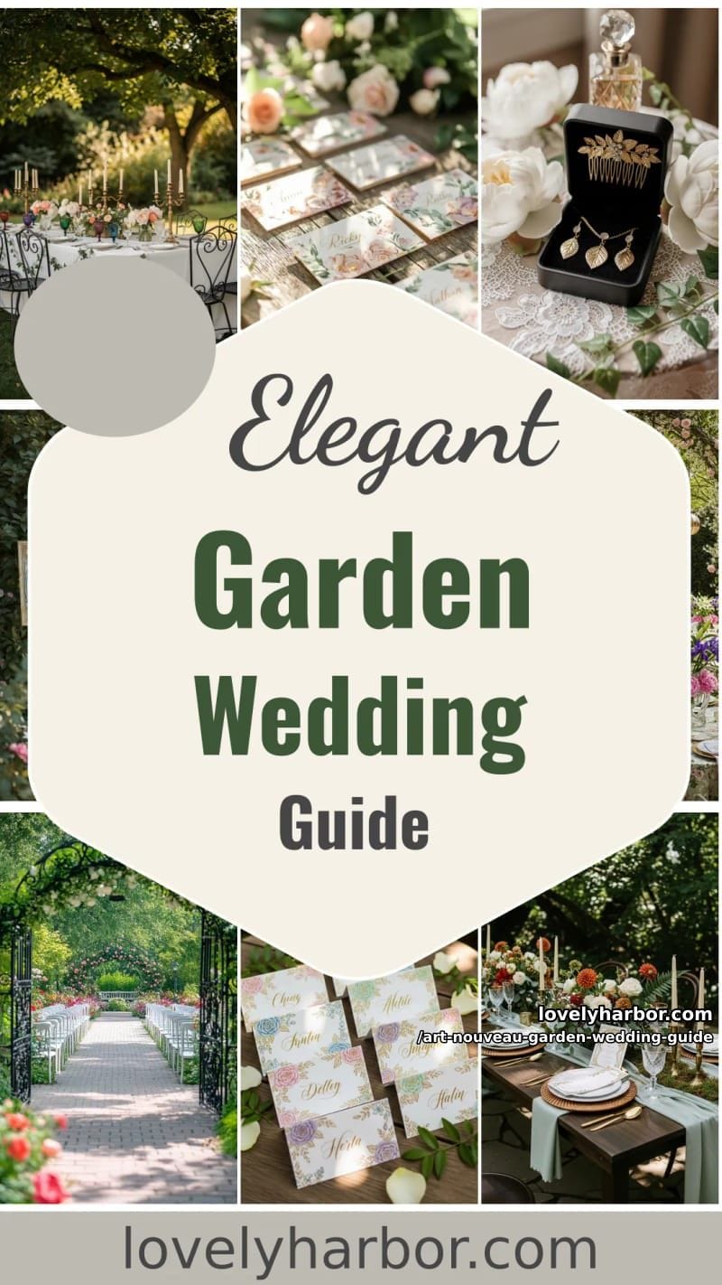 The Ultimate Art Nouveau Garden Wedding Guide: Timeless Romance Meets Nature 29 bringing your art nouveau garden wedding to life 28
