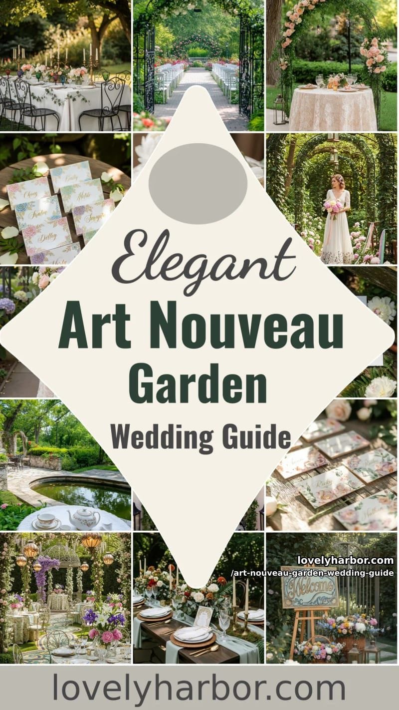 The Ultimate Art Nouveau Garden Wedding Guide: Timeless Romance Meets Nature 33 bringing your art nouveau garden wedding to life 32