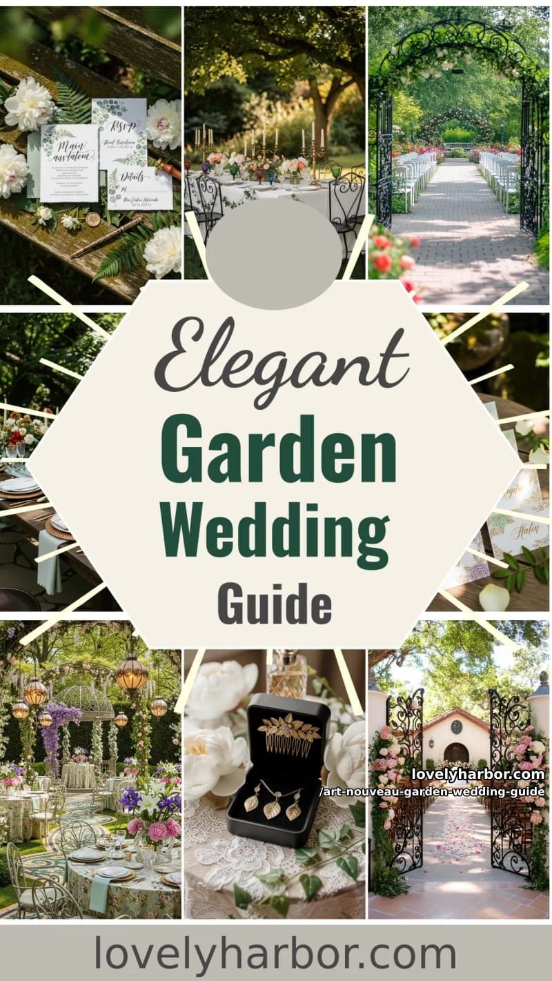 The Ultimate Art Nouveau Garden Wedding Guide: Timeless Romance Meets Nature 34 bringing your art nouveau garden wedding to life 33