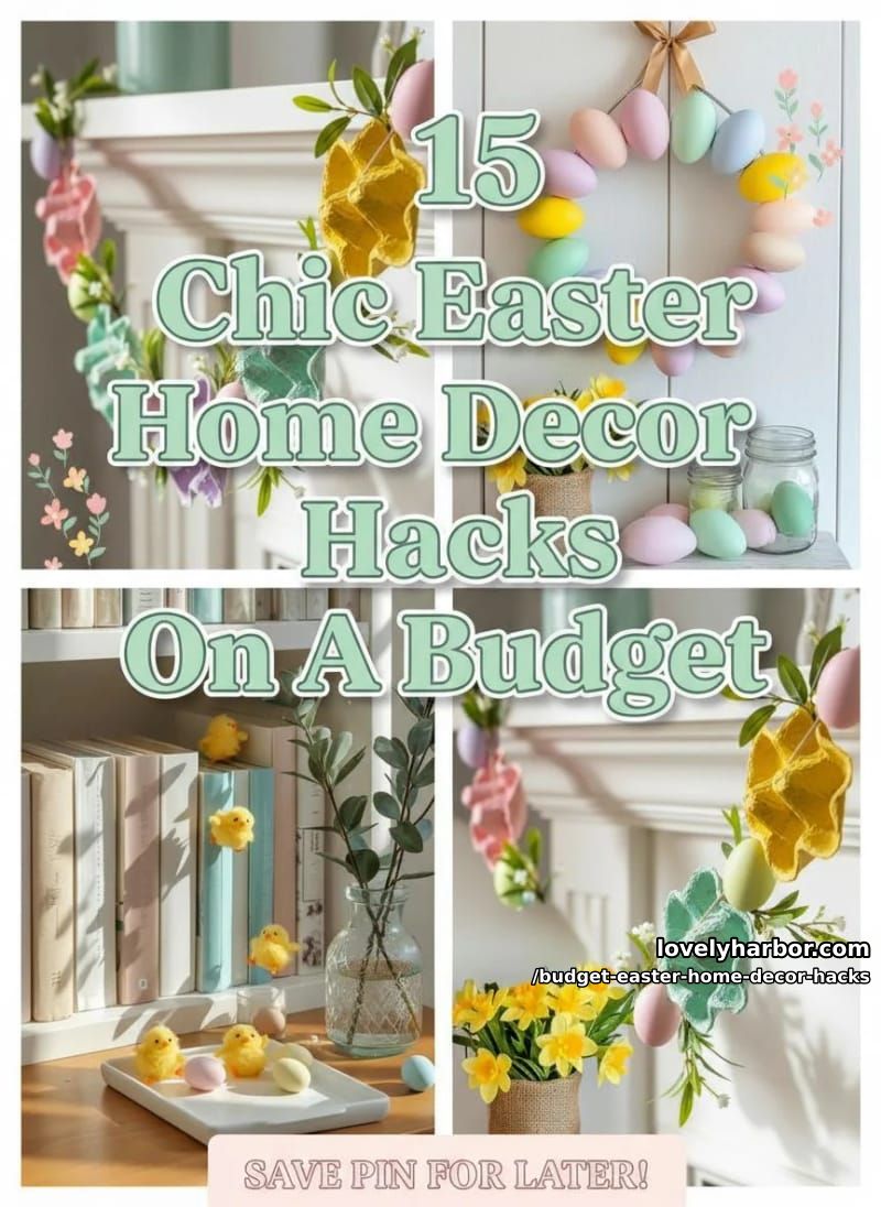 15 Budget Easter Home Decor Hacks You’ll Love 37 budget easter home decor hacks - Collage 36