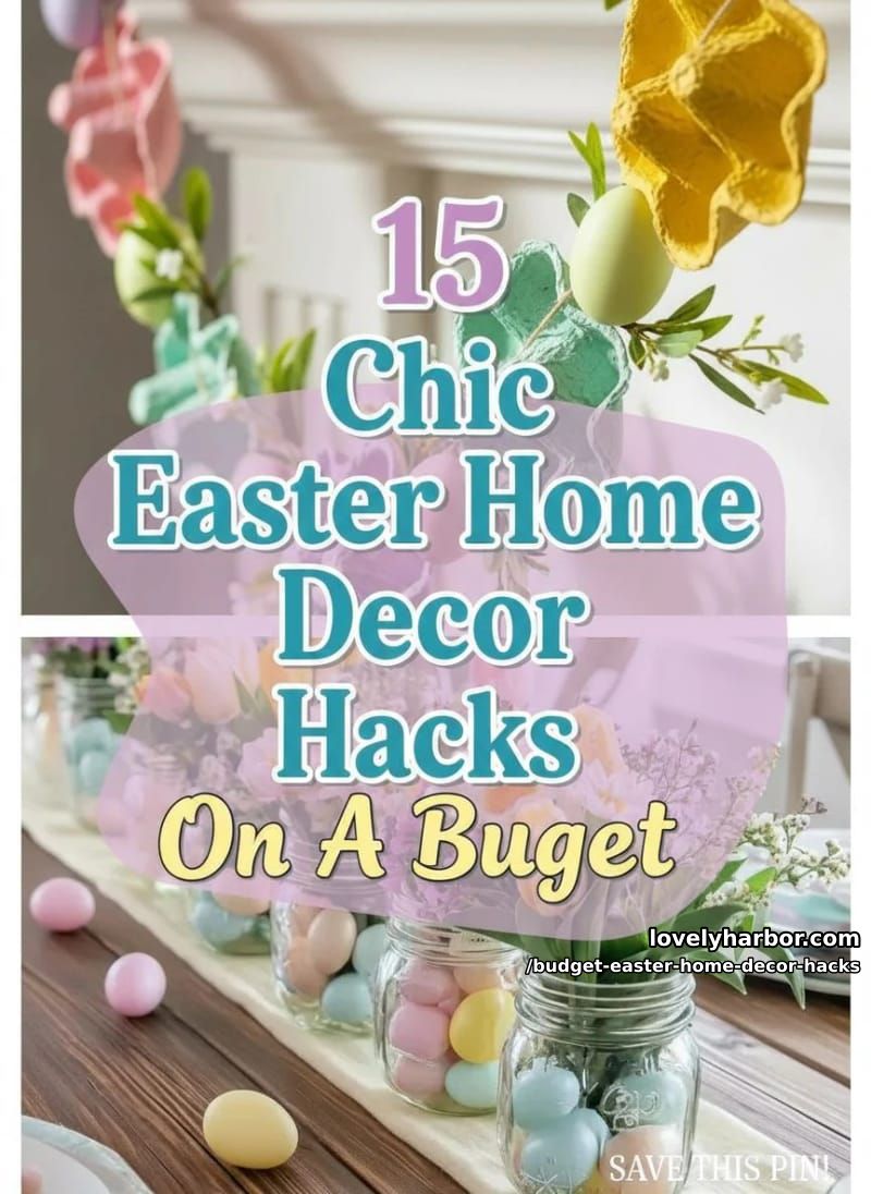 15 Budget Easter Home Decor Hacks You’ll Love 38 budget easter home decor hacks - Collage 37