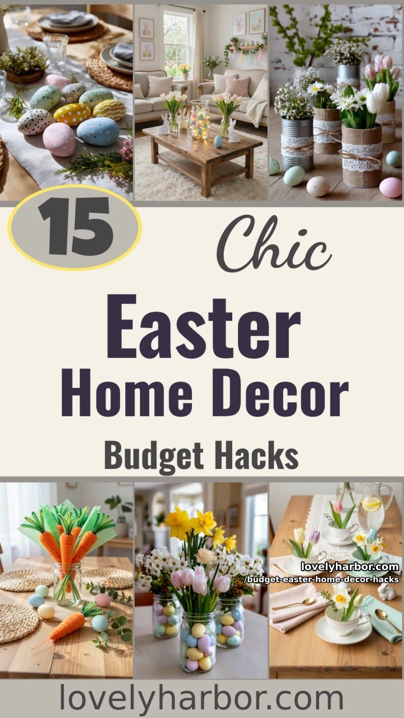 15 Budget Easter Home Decor Hacks You’ll Love 40 budget easter home decor hacks - Collage 39