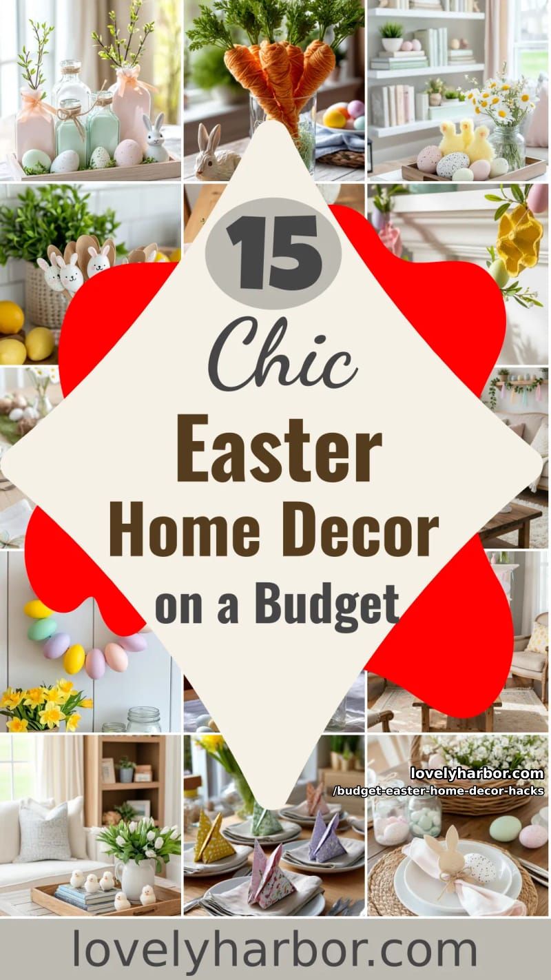 15 Budget Easter Home Decor Hacks You’ll Love 41 budget easter home decor hacks - Collage 40