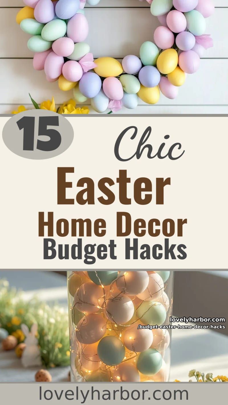 15 Budget Easter Home Decor Hacks You’ll Love 44 budget easter home decor hacks - Collage 43