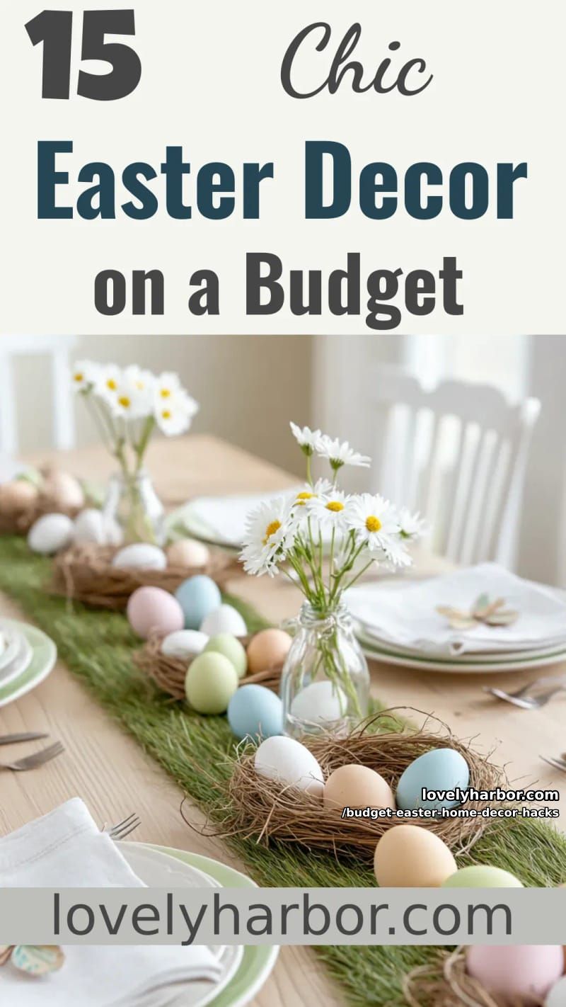 15 Budget Easter Home Decor Hacks You’ll Love 45 budget easter home decor hacks - Collage 44