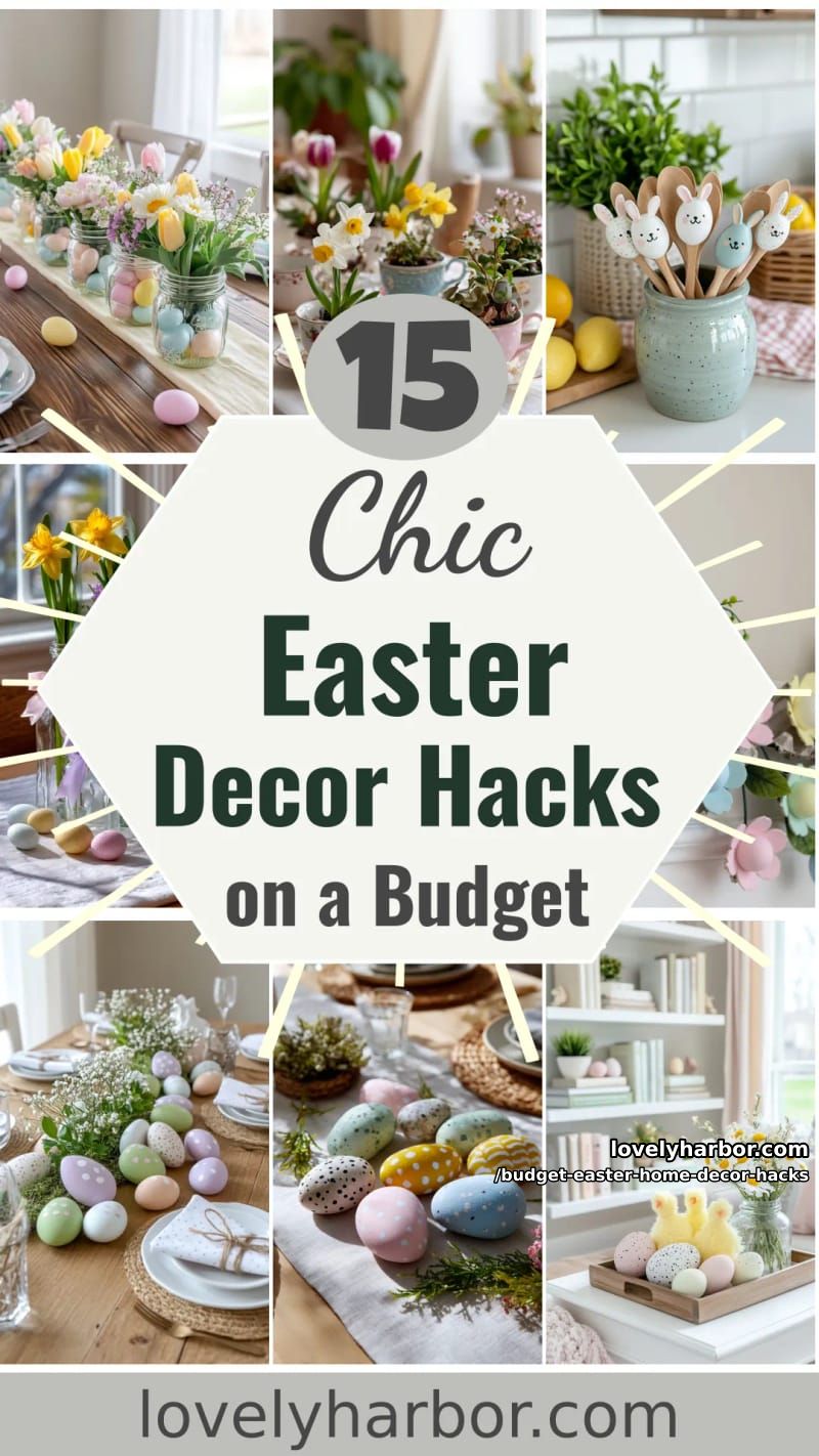 15 Budget Easter Home Decor Hacks You’ll Love 47 budget easter home decor hacks - Collage 46