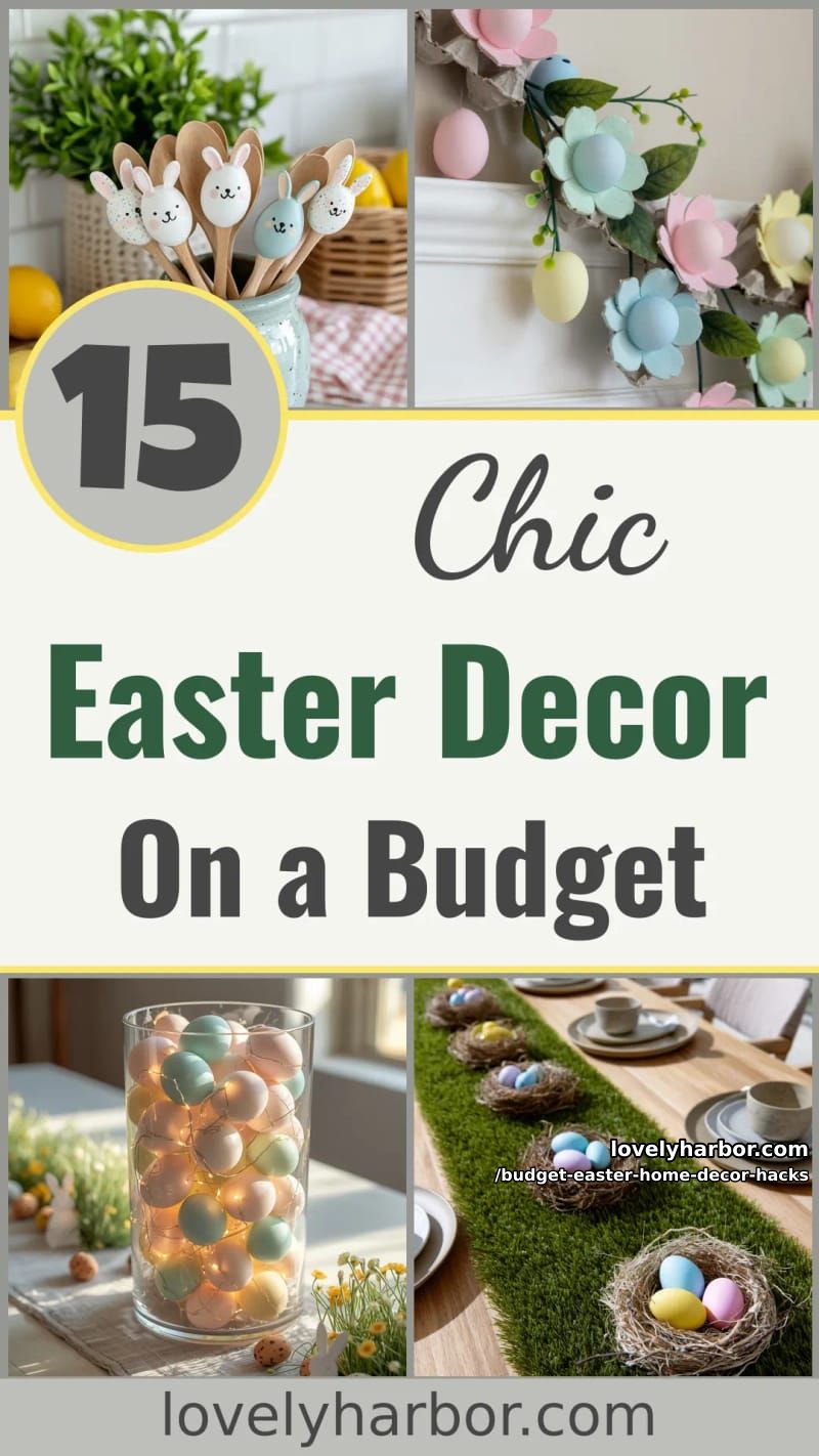 15 Budget Easter Home Decor Hacks You’ll Love 48 budget easter home decor hacks - Collage 47