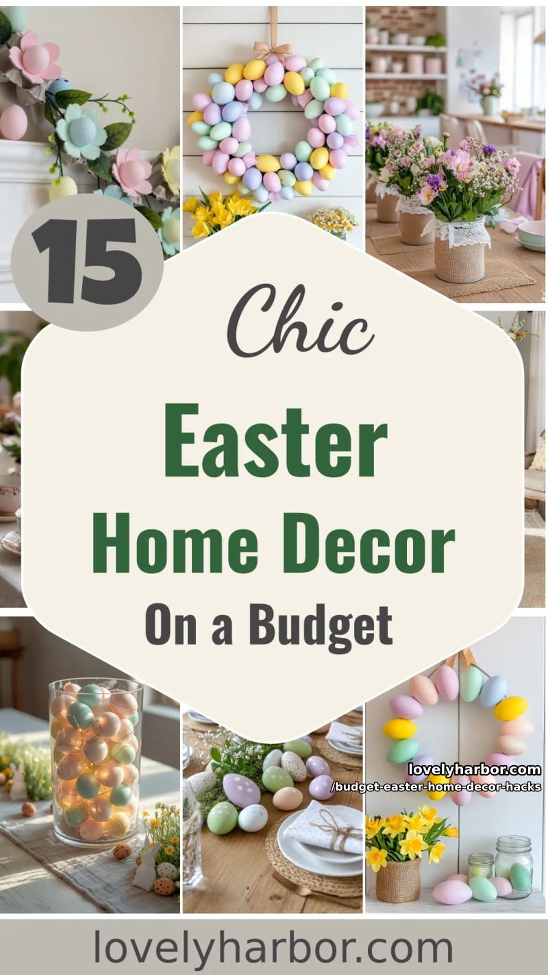 15 Budget Easter Home Decor Hacks You’ll Love 49 budget easter home decor hacks - Collage 48