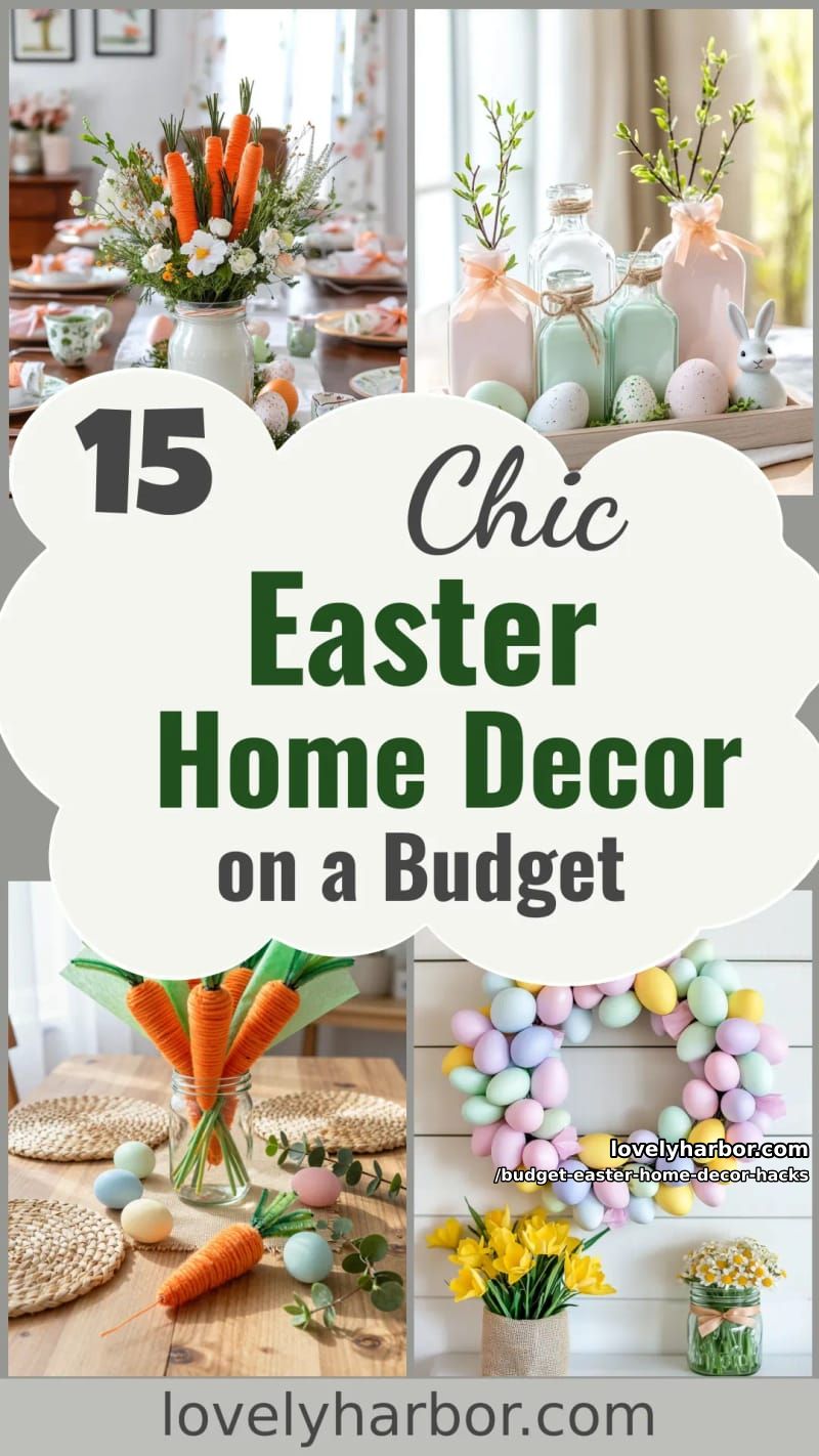 15 Budget Easter Home Decor Hacks You’ll Love 50 budget easter home decor hacks - Collage 49