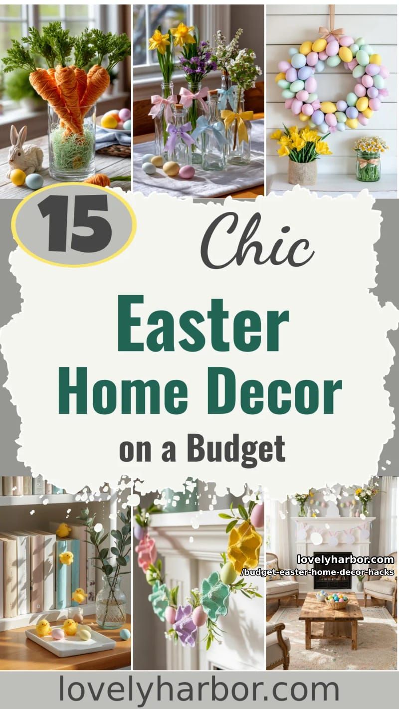15 Budget Easter Home Decor Hacks You’ll Love 51 budget easter home decor hacks - Collage 50